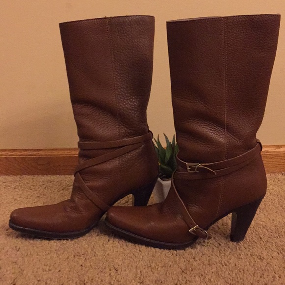 Authentic PRADA Soft Buttery Leather Boots Size 37 - Picture 2 of 8